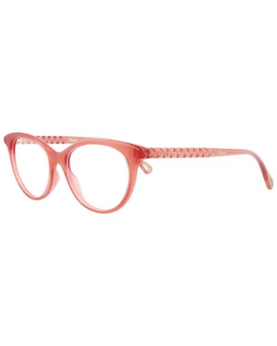 Chloé Women's Ch0005o 49mm Optical Frames In Pink