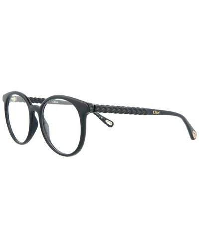 NEW  CHLOE EYEGLASSES BLUE WOMEN EYEWEAR CHLOE CH0006O 006 Chloe CH0006O Eyeglasses Round Frame Dark Blue 52-145  main image 2