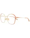 Chloé Round-frame Metal Optical Frames In Multi