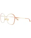 Chloé Round-frame Metal Optical Frames In Multi