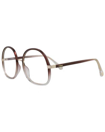 Chloé Women's Ch0032o 55mm Optical Frames In Brown