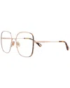 Chloé Women's Ch0038o 55mm Optical Frames In Gold