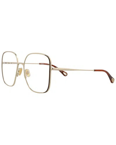Chloé Women's Ch0038o 55mm Optical Frames In Gold