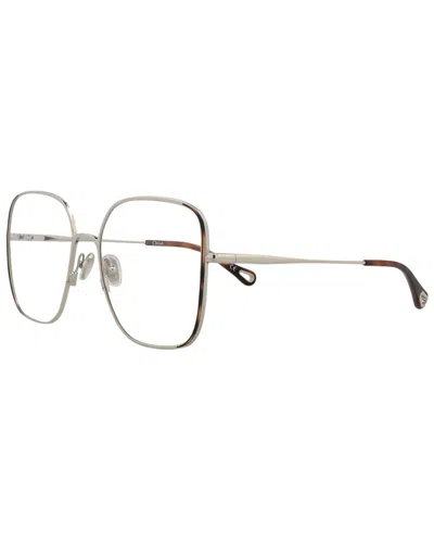 Chloé Women's Ch0038o 55mm Optical Frames In Silver