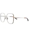 Chloé Women's Ch0038o 55mm Optical Frames In Silver