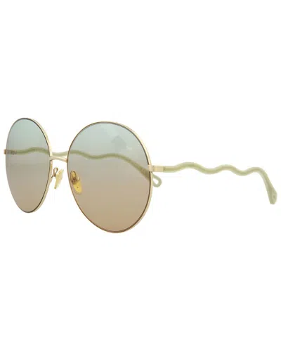 Chloé Women's Ch0055s 62mm Sunglasses In Gold