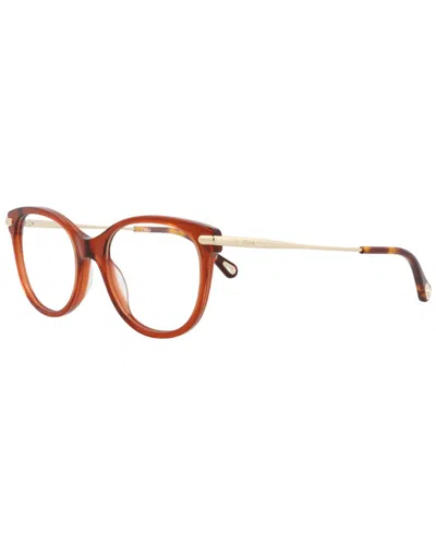 Chloé Women's Ch0058o 50mm Optical Frames In Brown