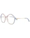 Chloé 52mm Round Optical Glasses In Gray