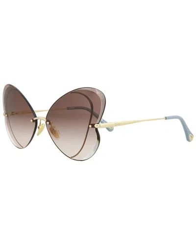 Chloé Women's Ch0064s 65mm Sunglasses In Gold