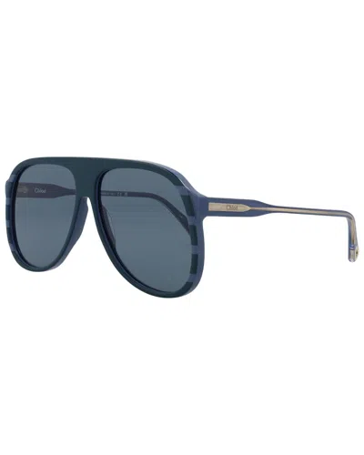 Chloé Chloe Fashion Sunglasseswomensch0128s-30013588004 In Blue