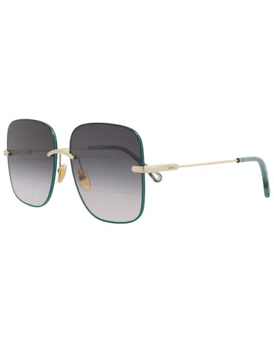 Chloé Women's Ch0134s 61mm Sunglasses In Black