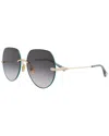 Chloé 58mm Round Sunglasses In Black