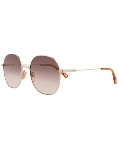 Chloé Women's Ch0140sa 57mm Sunglasses In Gold