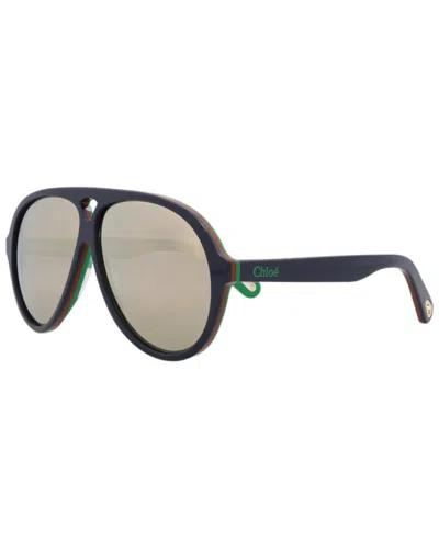 Chloé Women's Ch0211s 61mm Sunglasses In Gray