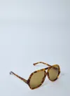 Chloé Women Ch0289s Sunglasses In Yellow