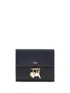 Chloé Women Charms Trifold Wallet In Black