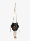 Chloé Chateau Treasures Patchwork Crossbody Bag In Black