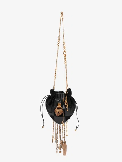 CHLOÉ CHLOE' WOMEN CHÃ¢TEAU TREASURES LEATHER AND SUEDE CROSSBODY BAG