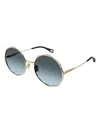 Chloé Womens Ch0184s Round-frame Metal Sunglasses Gold In Gold