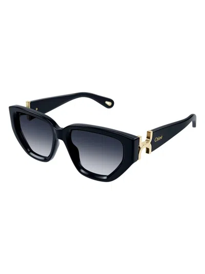 Chloé Women's Chloã© Ch0235s 003 Sunglasses In Blue