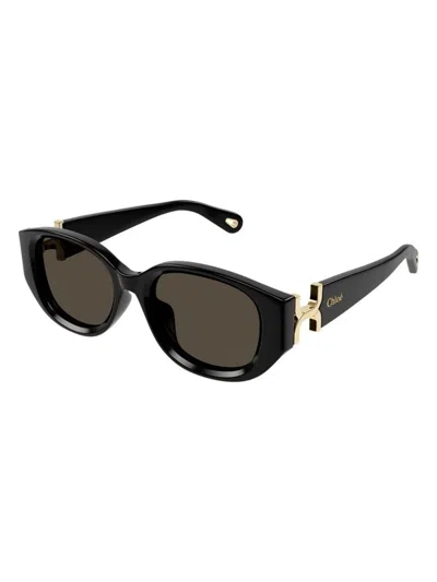 Chloé Women's Chloã© Ch0237sk 001 Sunglasses In Black
