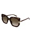 Chloé Ch0240s 002 Sunglasses In Havana