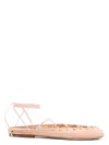 Chloé 10mm Ghillies Leather Flats