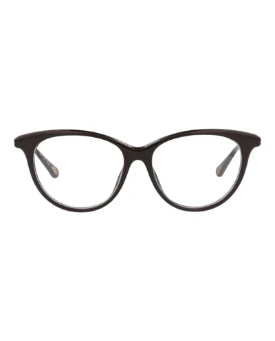 Pre-owned Chloé Women's Chloe Cat Eyeframe Bio Injection Optical Frames In Brown Brown (ch0005oa/30009957/003)