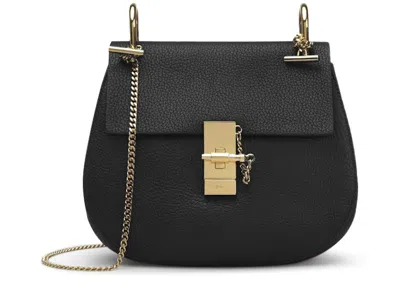 Pre-owned Chloé Women's Chloe Drew Crossbody Mini In Black
