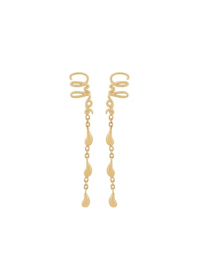 Chloé Iconic Earrings In Gold