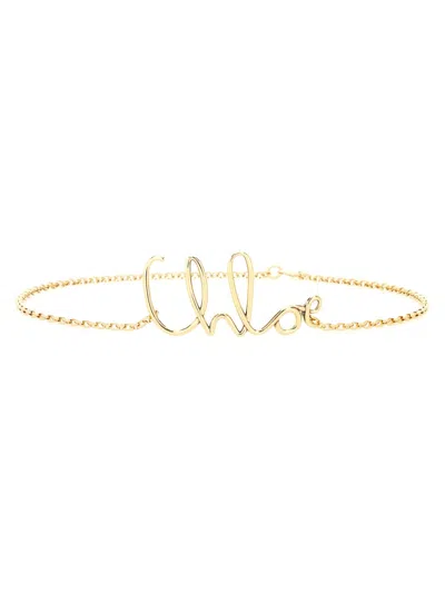 Chloé Chloe' Women "" Iconic Small Belt In Gold