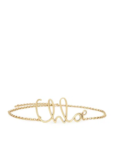 Chloé Chloe` Women  Iconic Small Belt In Gold