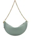 Chloé Sea Green Nappa Leather Chloe Icons Shoulder Bag In Green