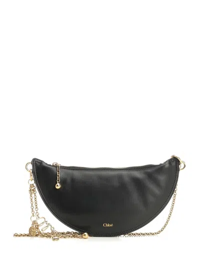 Chloé Chloe' Women  Icons Mini Shoulder Bag In Black