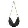 Chloé Icons Crescent Chain Shoulder Bag In Black