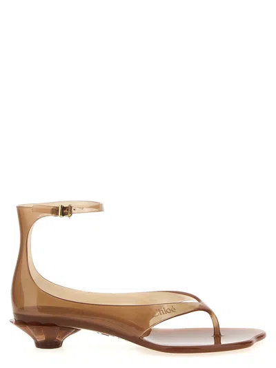 CHLOÉ CHLOÉ WOMEN 'CHLOÉ JELLY' SANDALS