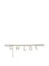Chloé Lettered Chain Belt