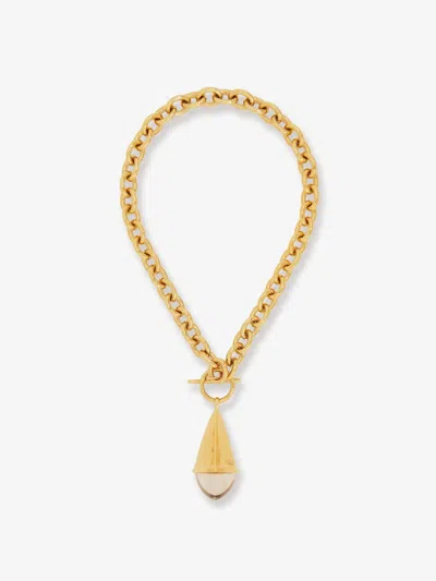 CHLOÉ CHLOE' WOMEN CHLOE PRISM BRASS NECKLACE