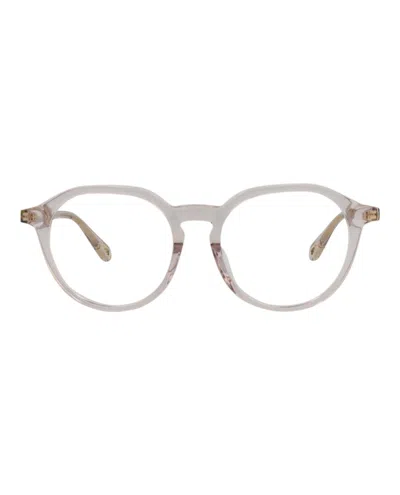 Pre-owned Chloé Women's Chloe Roundframe Bio Acetate Optical Frames In Pink Pink Transparent (ch0012oa/30009959/001)