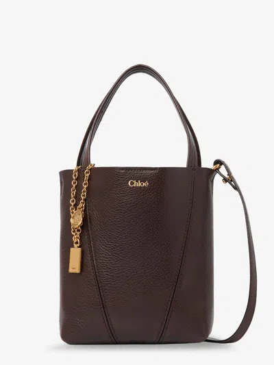 Chloé Chloe' Women Chloe Spin Leather Bucket Bag In Multi