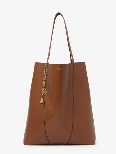 Chloé Chloe' Women Chloe Spin Leather Shoulder Bag In Multi