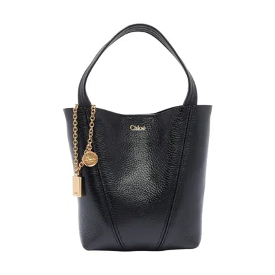 Chloé Structured Shoulder Bag Gold Hardware