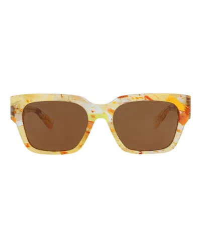 Pre-owned Chloé Women's Chloe Squareframe Recycled Acetate Sunglasses In Bronze Bronze Brown (ch0190s/30014666/011)