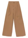 Chloé Buttoned Trousers In Brown