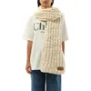 Chloé Off-white Extra Fine Wool & Silk Scarf In White Powder