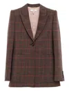 Chloé Chloe Women Classic Long Blazer Jacket In Multi