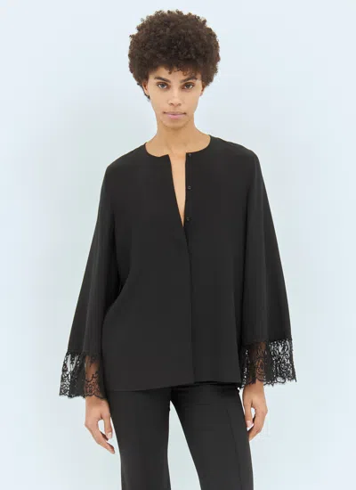 Chloé Women Collarless Fluid Blouse