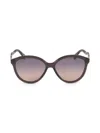 Chloé Women's Core 57mm Cat-eye Sunglasses In Black