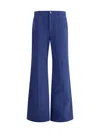 Chloé Flare Cotton Pants Belt Loops