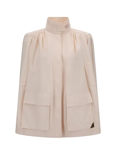 Chloé Women Cotton Gabardine Gathered Jacket